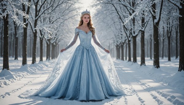 Robe reine des neiges : créez des souvenirs féeriques inoubliables